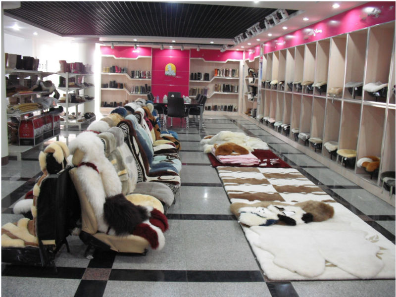Nangong Bingtai Fur Co., Ltd. línea de producción del fabricante