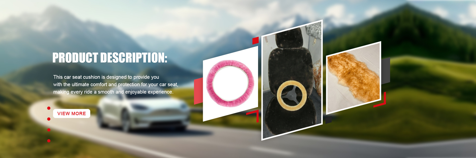 calidad Cushión de asiento de coche de piel de oveja fábrica